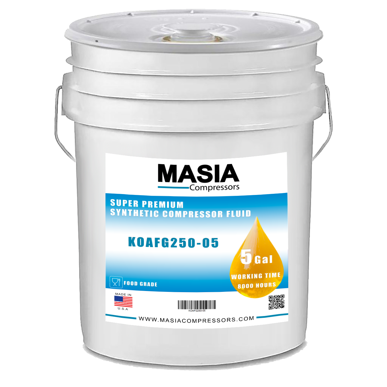 28H314 Lubricante Gardner Denver AEON 6000FG-68 - Grado alimenticio, base PAO, ISO 68