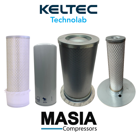 Kit de filtros Sullair para LS12-50: 049301, 250025-526, 250034-116, 250042-862
