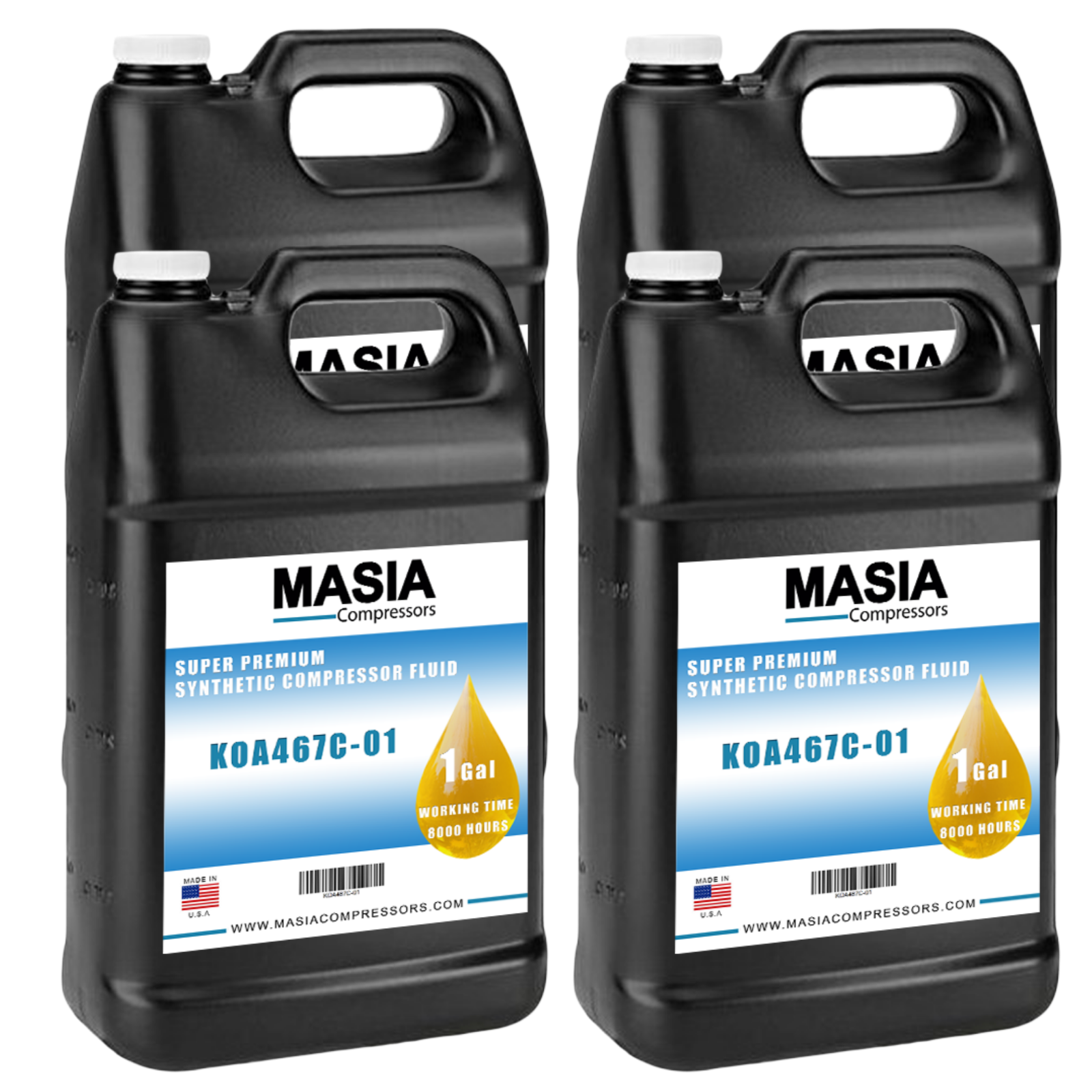 Tegra Syn Comp Oil Chevron Synthetic PAO Lubricant - 4 gal Case (Tegra 46-004)