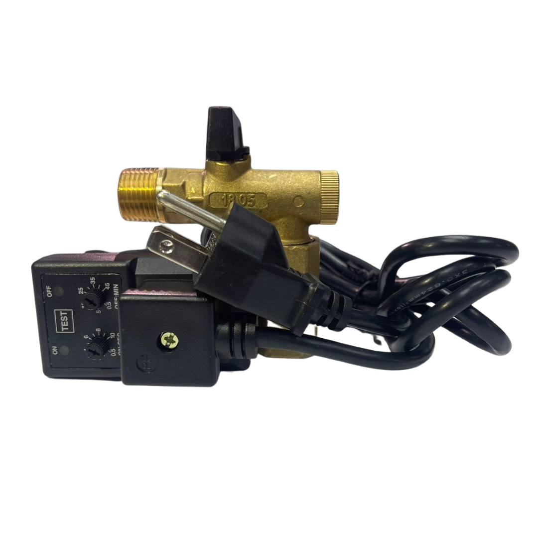 532-04-300-1 Hankison Solenoid Drain Valve - 1/2" Thread - 6 ft cord - 115 V
