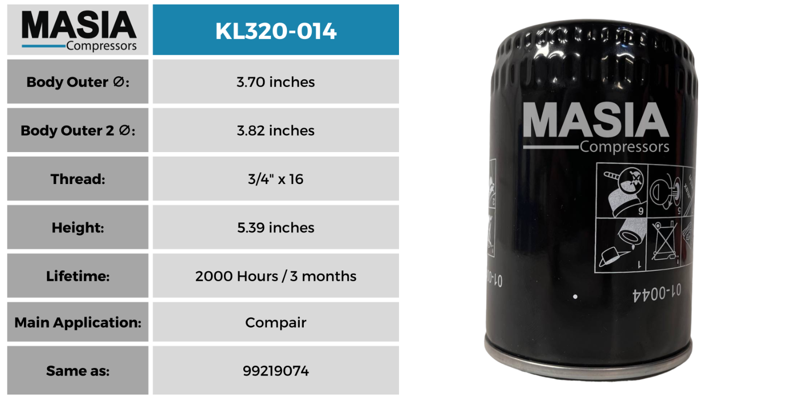 W940 Mann Filter Oil Filter - Made in USA - Same as: W940/21, W940/24, H1075/1