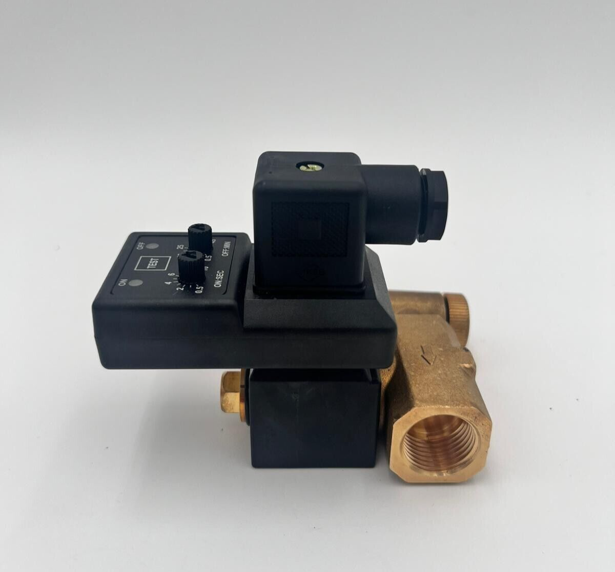 Timed Automatic Solenoid Drain Valve - G1/2 / 220V - Hardwire - Made in USA