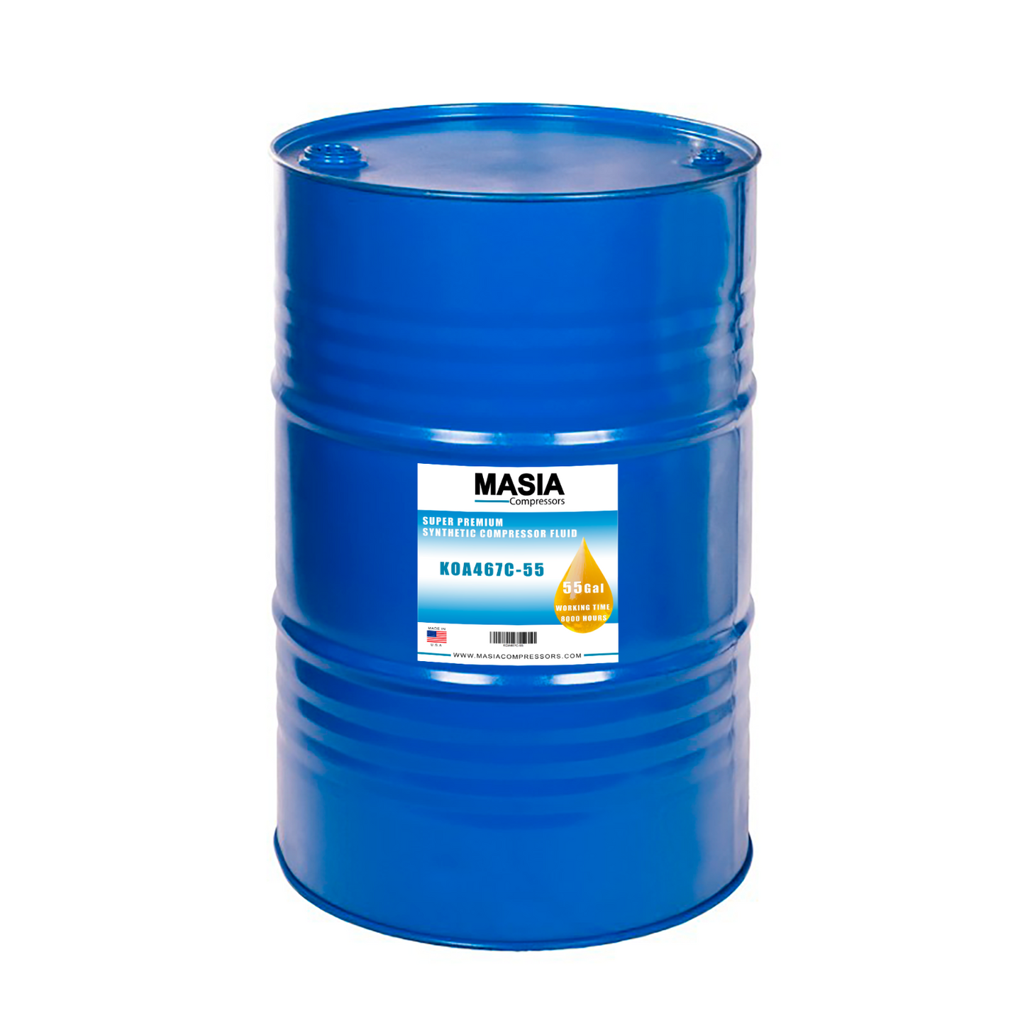 Kaeser S-460 Oil, 55 Gallon Drum, 8000 Hours, PAO BAse (9.5409.1, S-460-55)