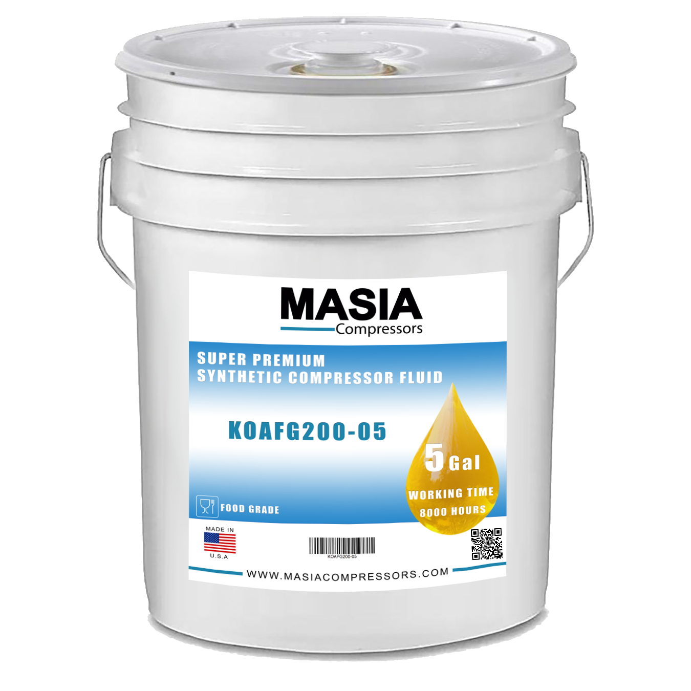 23973977 Food Grade Ultra FG Coolant Lubricant 8000 Hour 5-Gal Pail