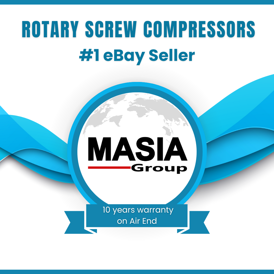 Masia VSD Screw Air Compressor 50 HP Direct Drive / 228 CFM / 125 PSI / 220VAC