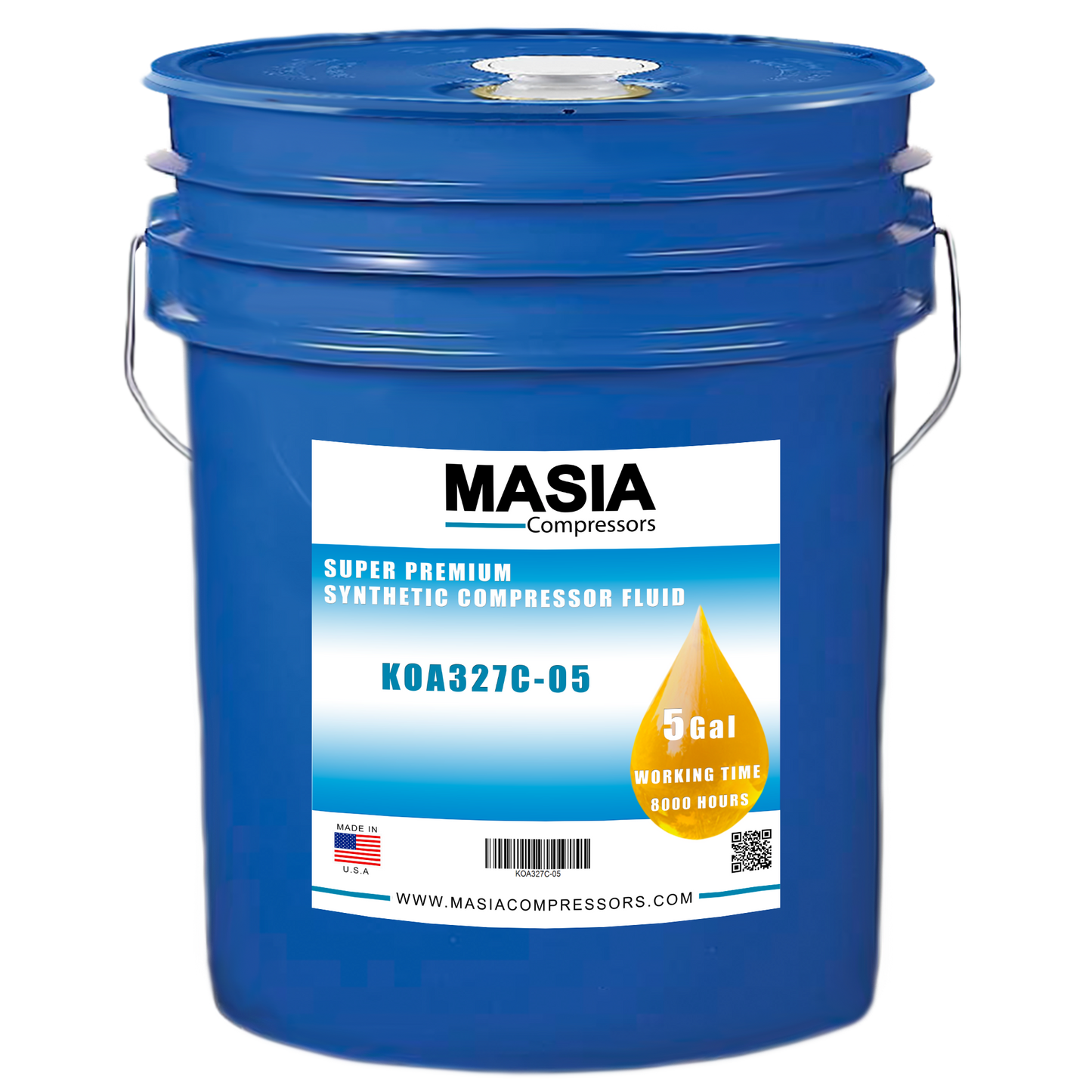 Sigma 8000 S-320 Lubricant for Compressor Compatible with Kaeser - 5 gal