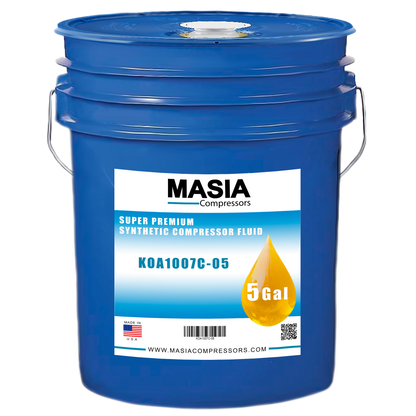Lubricante para compresores de tornillo Masia KOA1007C - Base PAO ISO 100