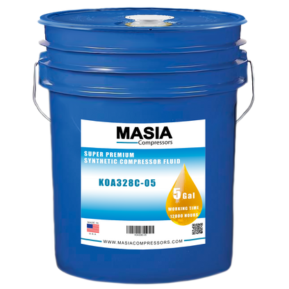 KOA328C-05 Masia Compressors Lubricant - 5-gal Pail