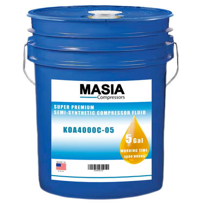 Lubricante Sullair SRF I/4000, 4000 horas de vida útil, base semisintética. (250019-662)