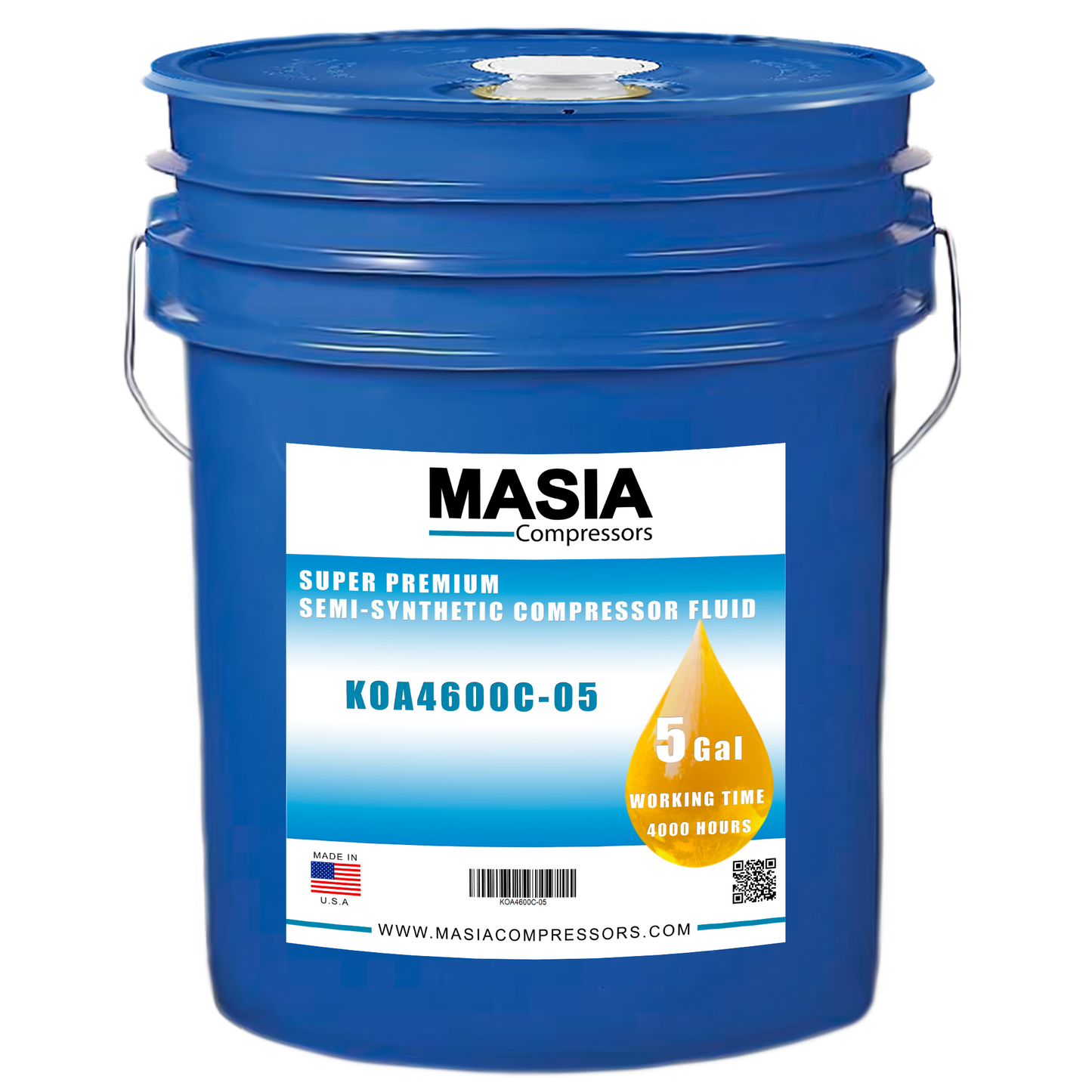 Rotair Plus Lubricant for Compressor Compatible with Chicago Pneumatic - 5 gal