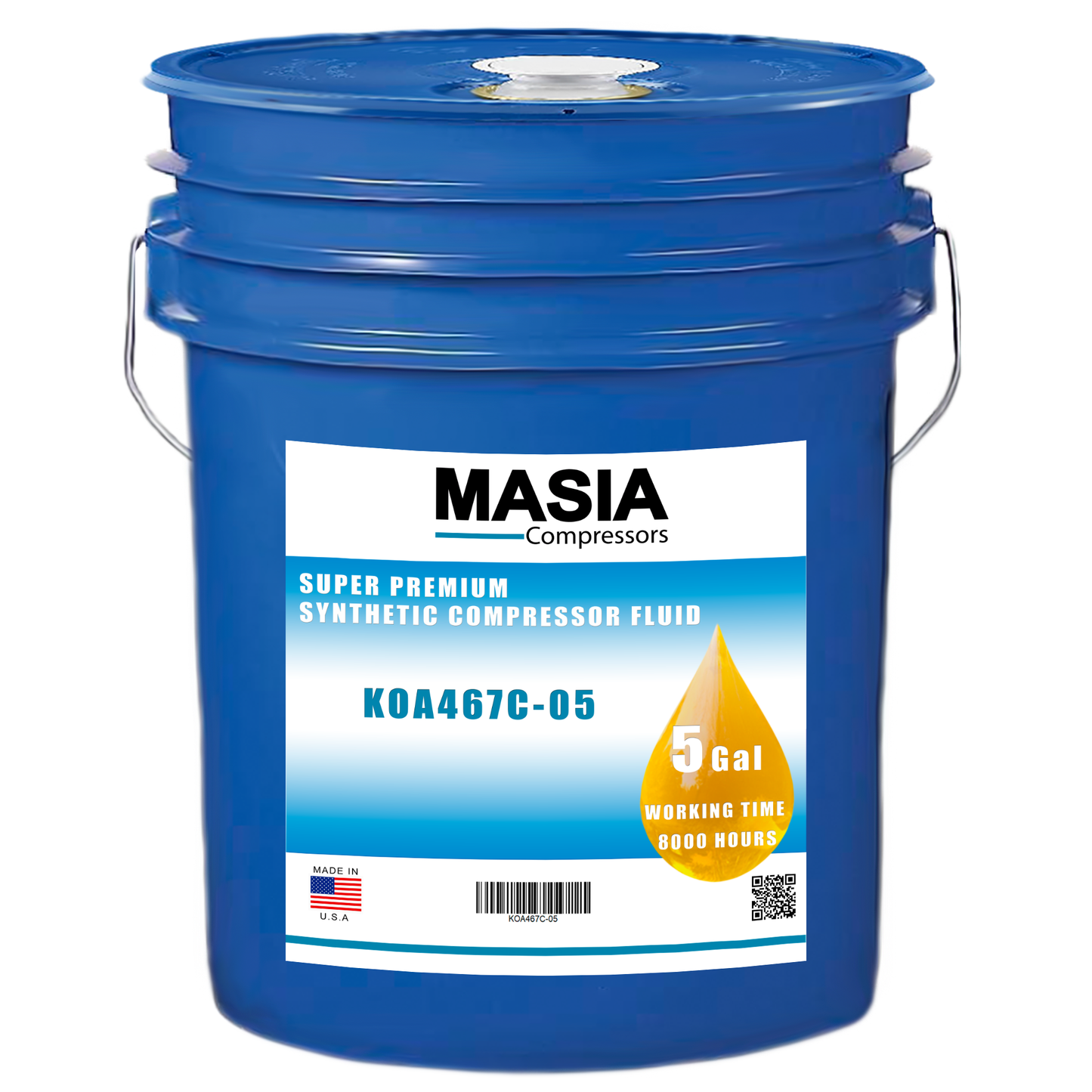 1630-0160-00 Paroil S Lubricant Compatible with Atlas Copco - 5 gal