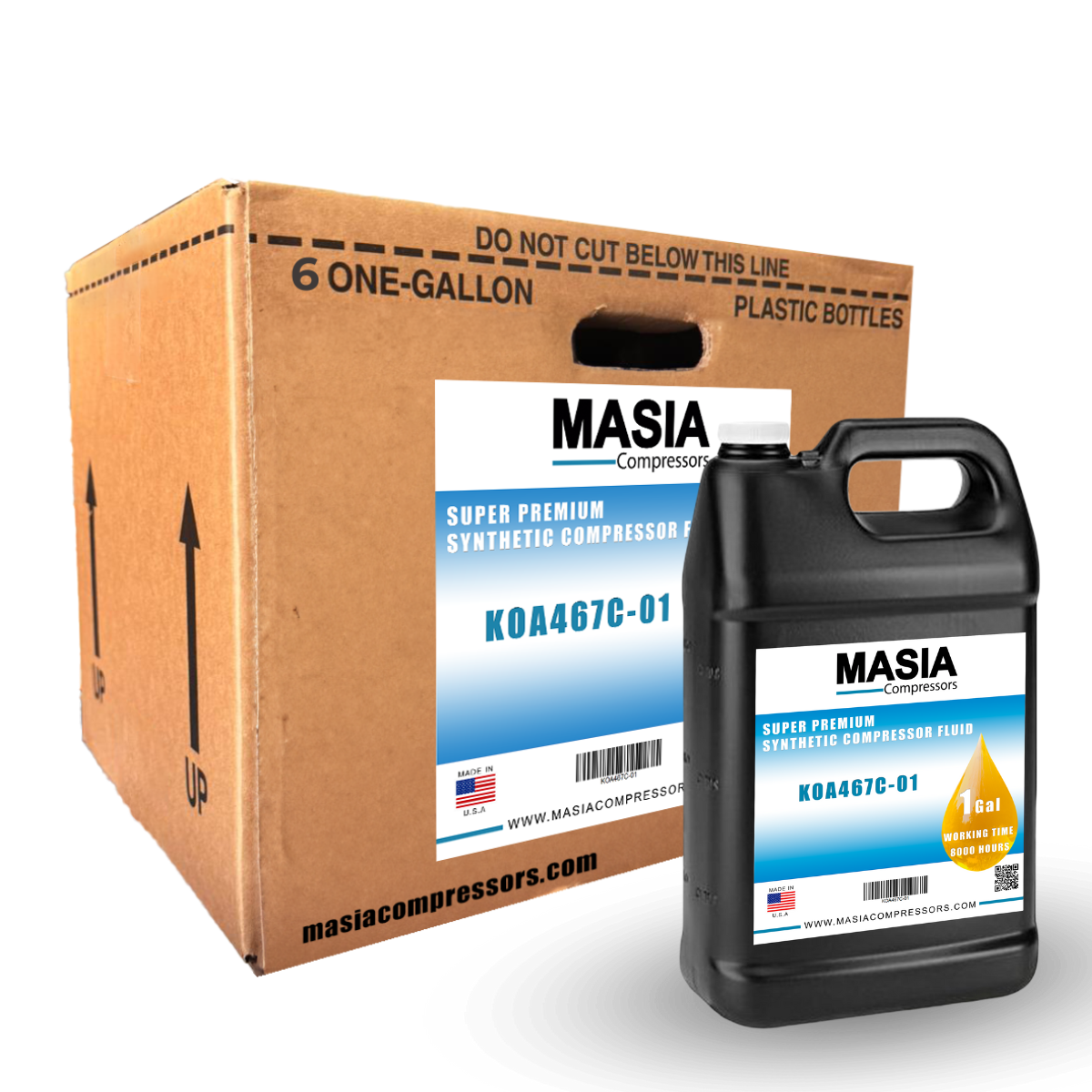 Roto Synthetic Lubricant Compatible with Atlas Copco - 6 gal