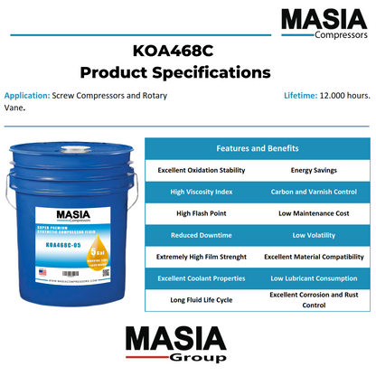 Ultima Lubricant for Compressor Compatible with Summit - 5 gal