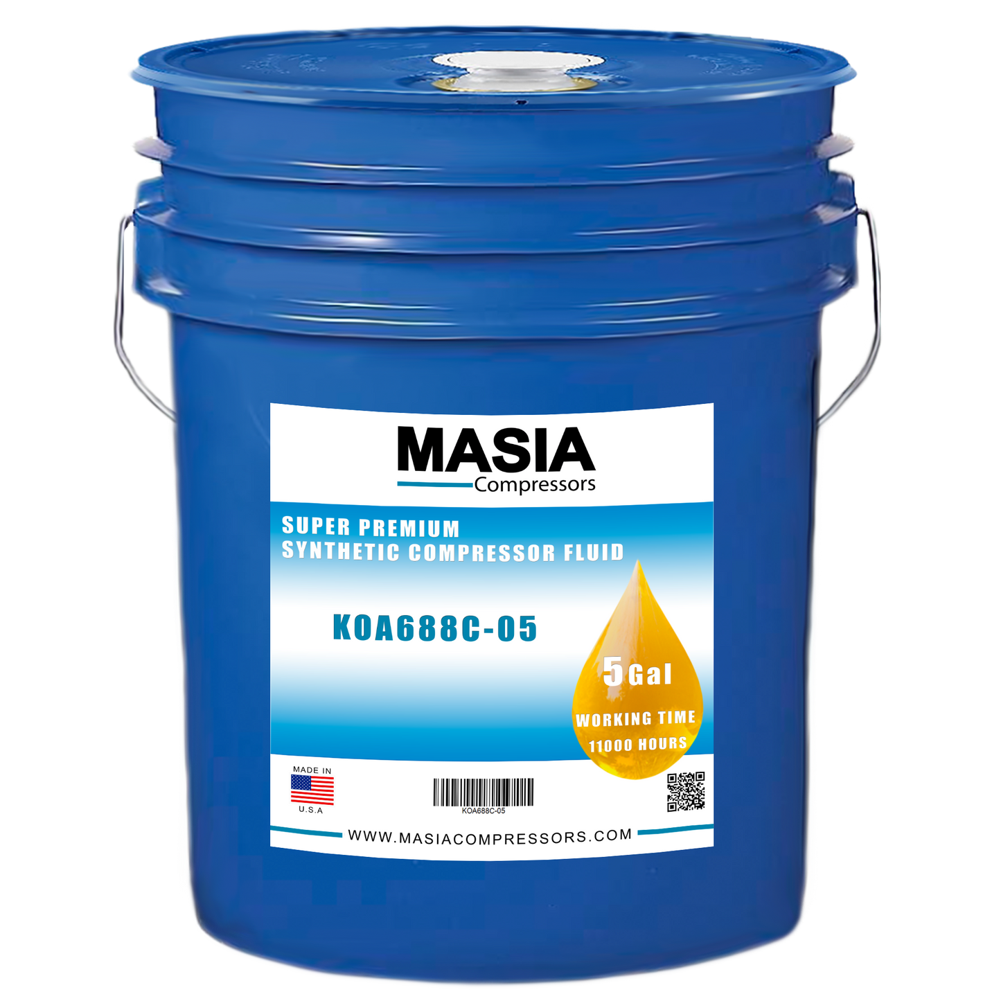 22252050 Lubricant for Compressor Compatible with Ingersoll Rand - 5 gal