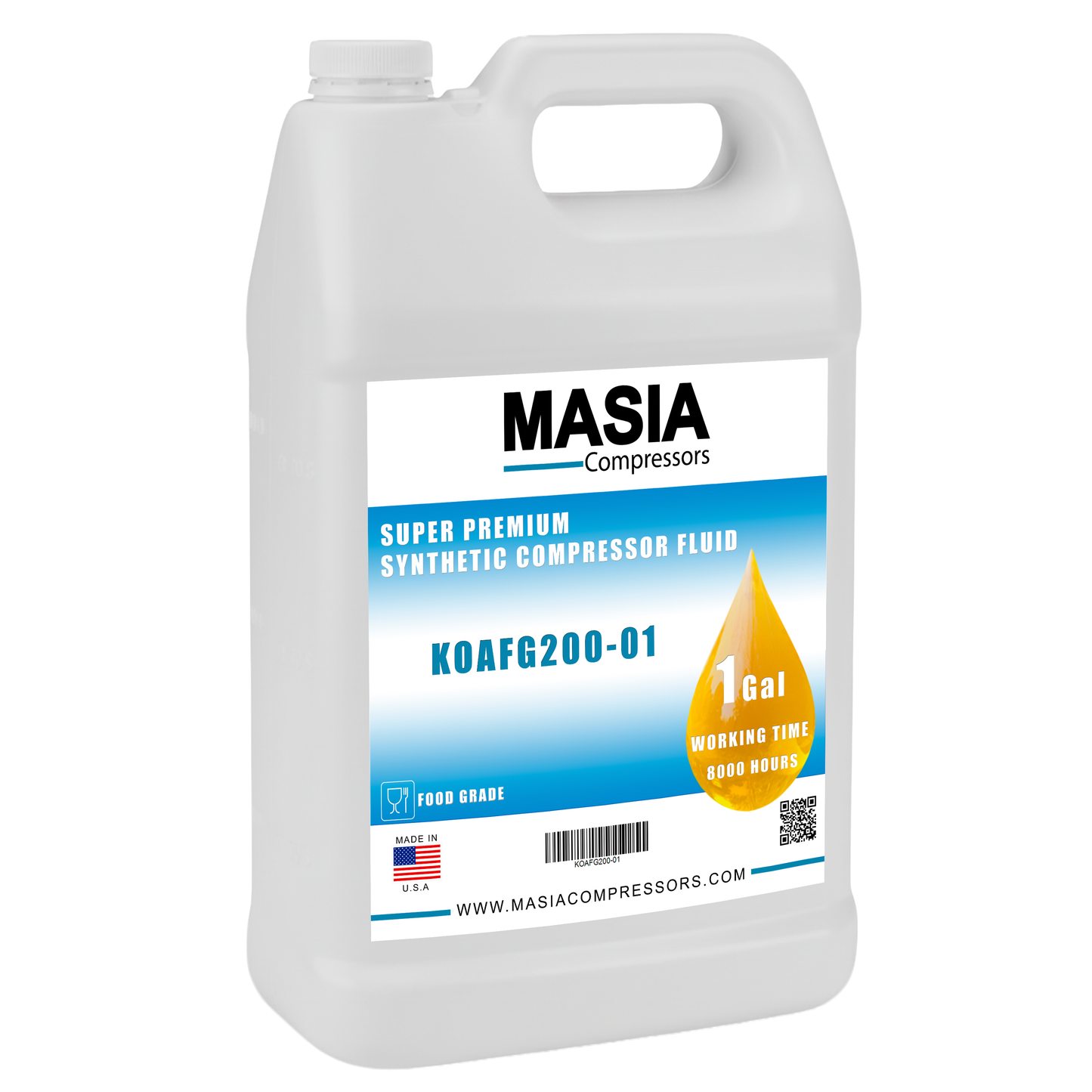 00062-005 FG Lubricant for Compressor Compatible with Sullivan Palatek - 1 gal