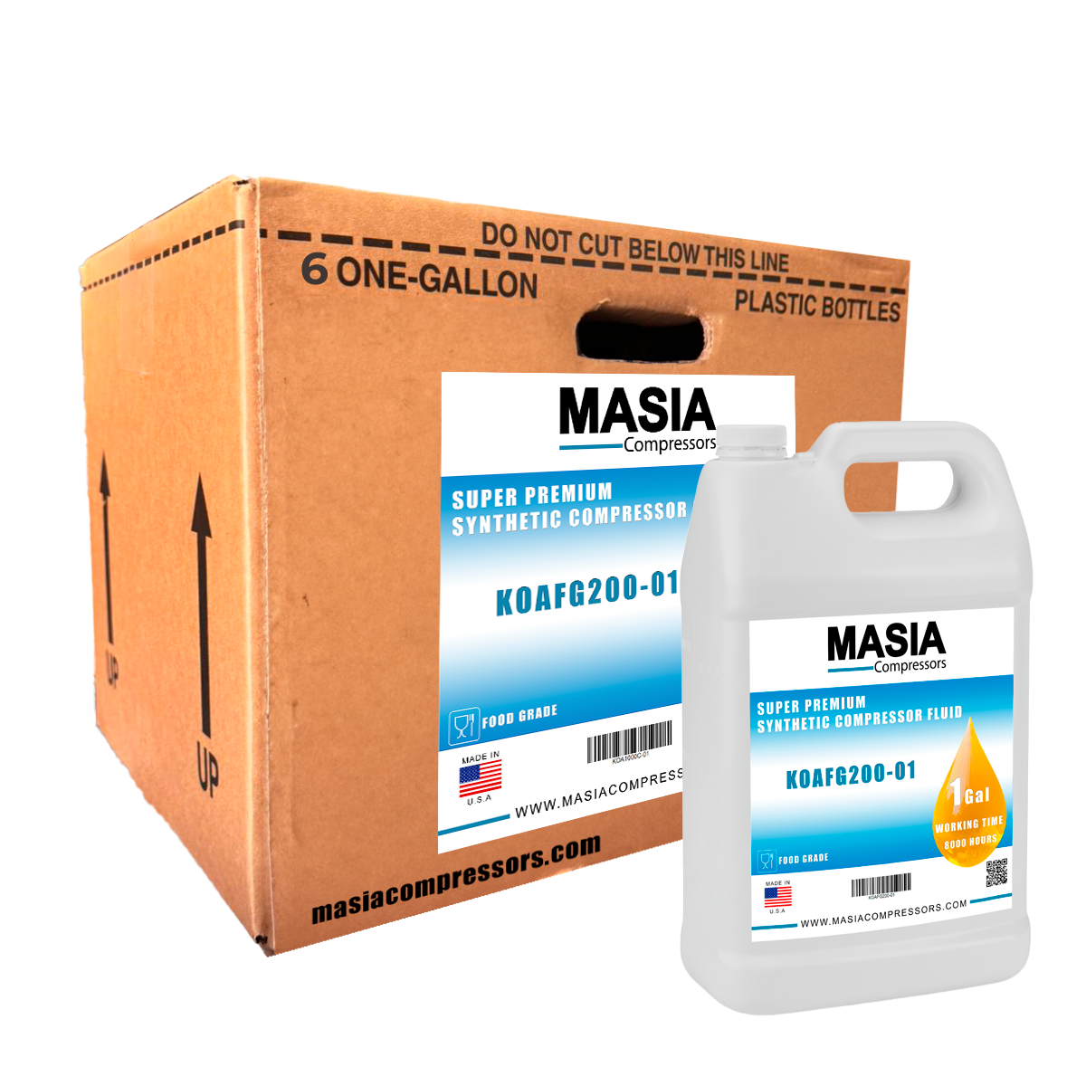 Sigma FG-460 FG Lubricant for Compressor Compatible with Kaeser - 6 gal