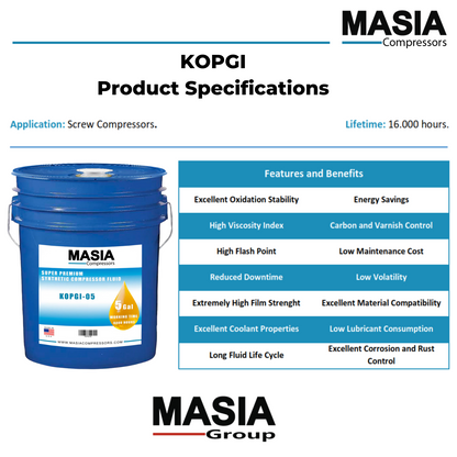 24061624 Lubricant for Compressor Compatible with Ingersoll Rand - 5 gal