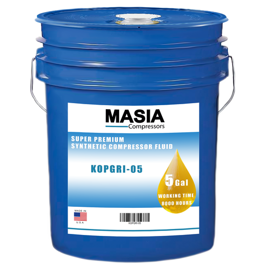 Quincy Quinsyn PG Oil, 5 Gallon Pail, Premium Synthetic PAG Base (1627456169)