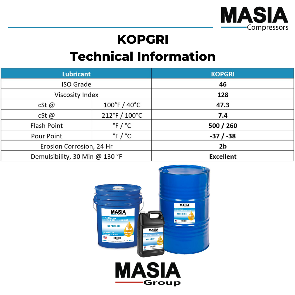 Ultra 4K Lubricant for Compressor Compatible with Ingersoll Rand - 330 gal