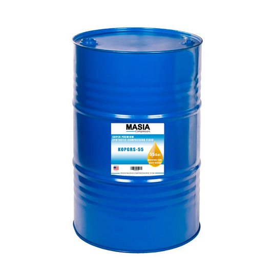 KOPGRS Masia Compressors Lubricant, Synthetic Oil, Made in USA, 55 Gal Drum