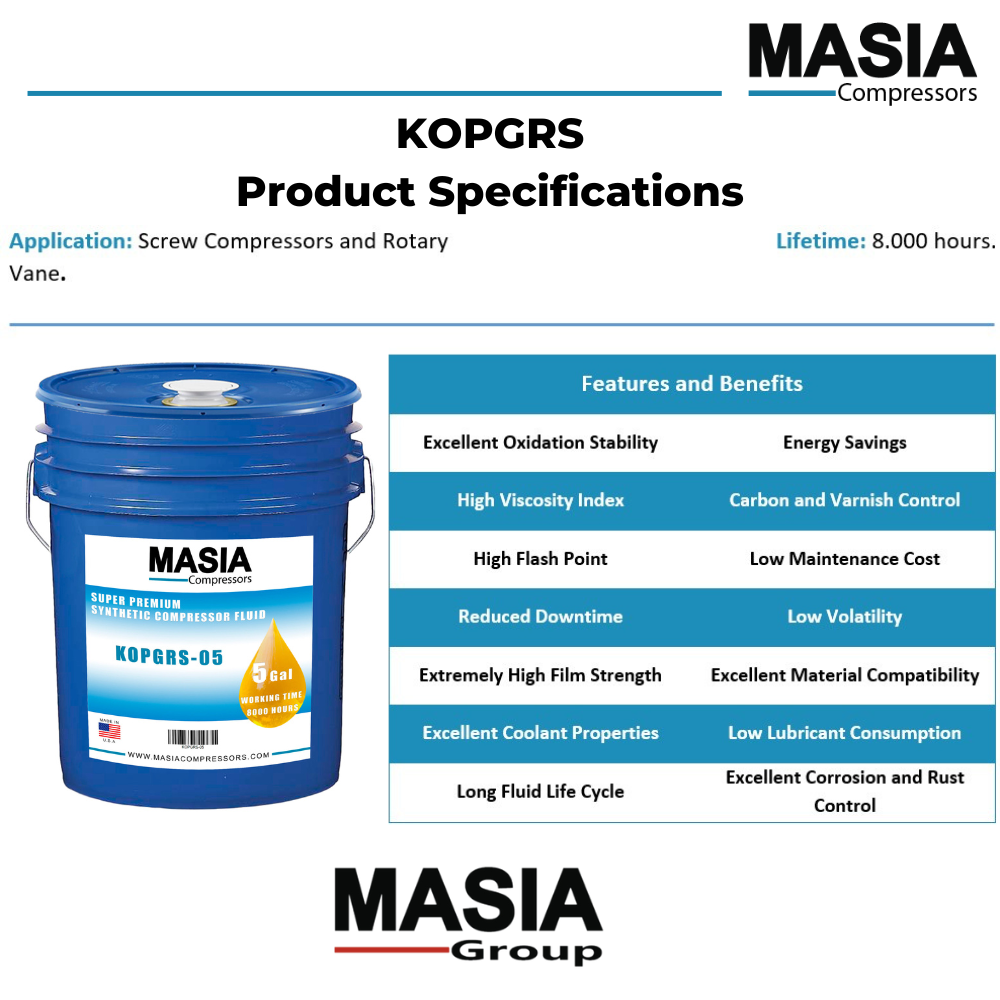00064-005 Lubricant for Compressor Compatible with Sullivan Palatek - 1 gal