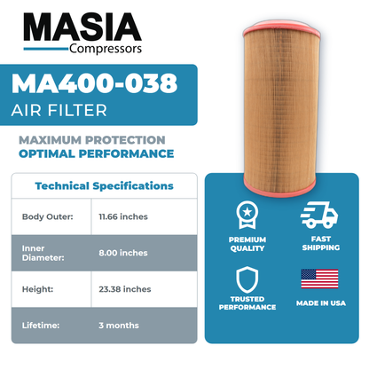 0.0072474 Air Filter Compatible with Woodward Sales