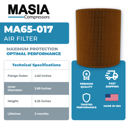 GA-15 2000 Hours Filter Kit (1613-8720-00, 1613-6105-00)