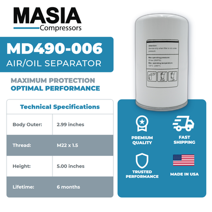 1018710049 Air/Oil Separator Compatible with Termomeccanica
