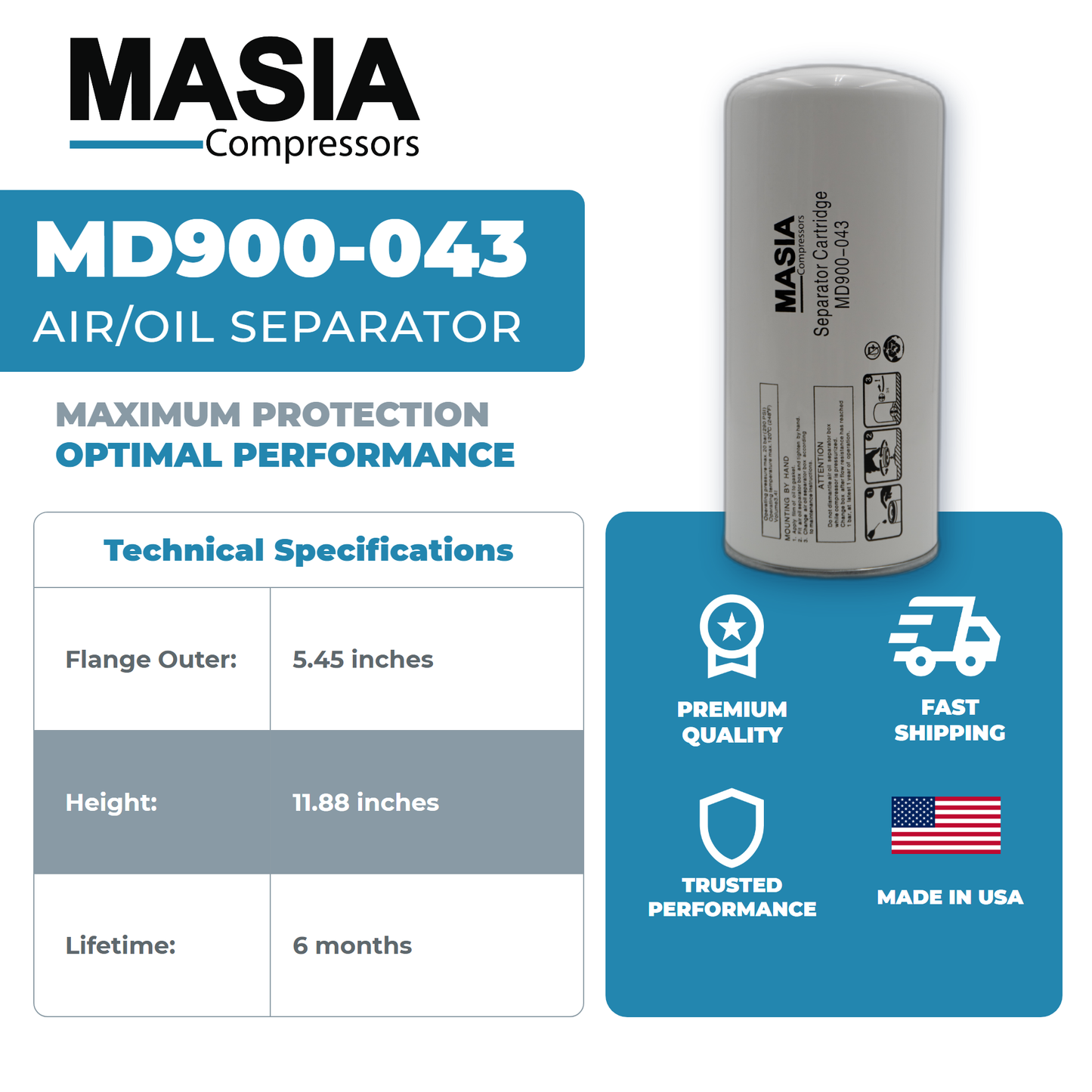 UP6-15 8000 Hours Service Kit (89295976, 54672654, 54749247, 92692284)
