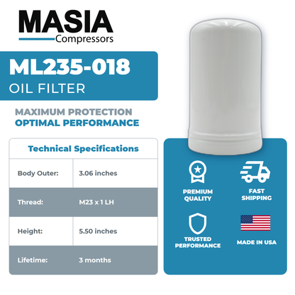 KL235-018 Oil Filter Keltec Technolab
