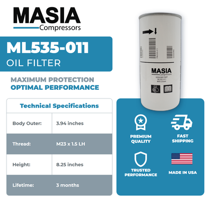 Kit de filtro GA-22 FF VSD Atlas Copco: 1613-8720-00, 2903-7526-00, 1625-4811-00