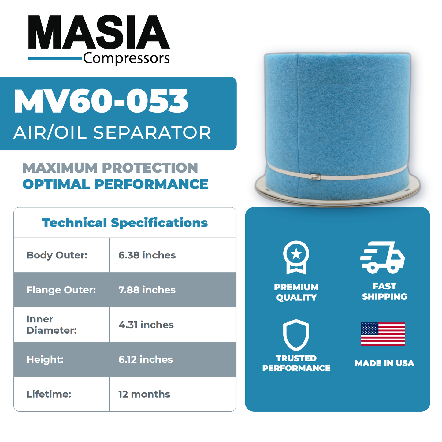 SSR-EP50SE 8000 Hours Filter Kit (92889534, 39907175, 54595442)