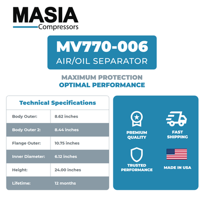 0.0021181 Air/Oil Separator Compatible with Woodward Sales