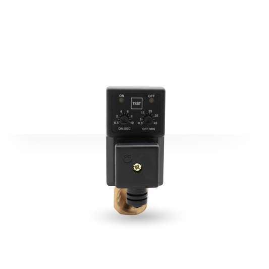 Timed Automatic Solenoid Drain Valve - G1/2 / 220V - Hardwire - Made in USA