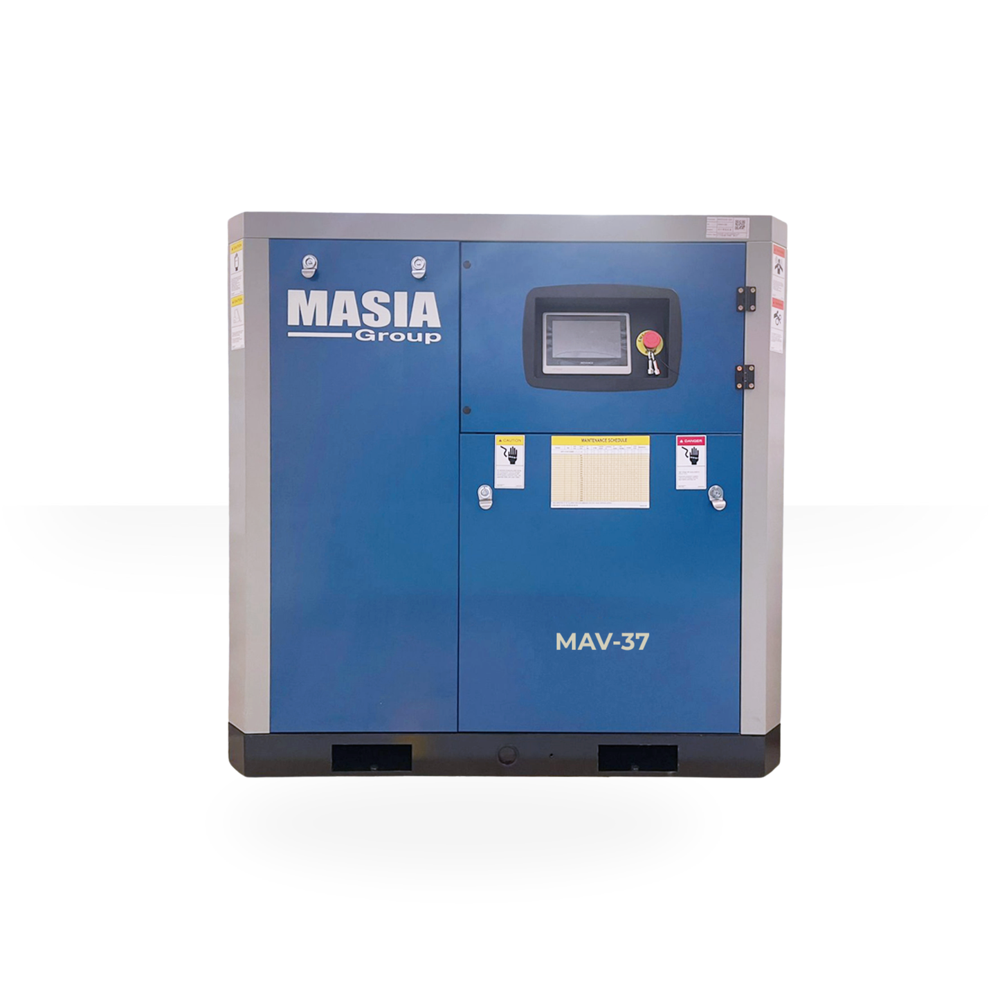 Compresor de aire de tornillo Masia VSD de 50 HP con accionamiento directo, 228 CFM, 125 PSI y 220 V CA