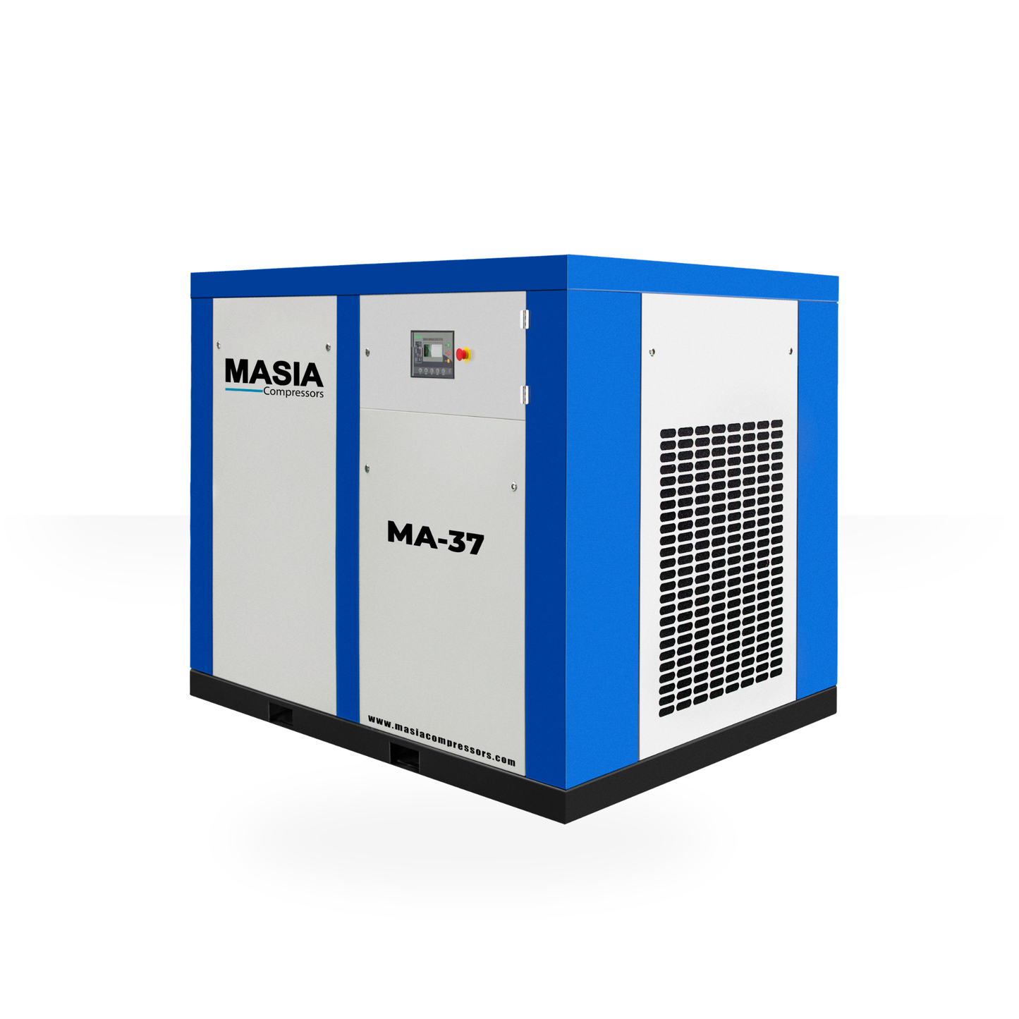 Compresor de aire de tornillo rotativo industrial Masia 220V 50HP 3PH 145 PSI 222CFM 10 Bar