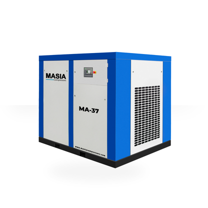 Compresor de aire de tornillo rotativo industrial Masia 220V 50HP 3PH 145 PSI 222CFM 10 Bar
