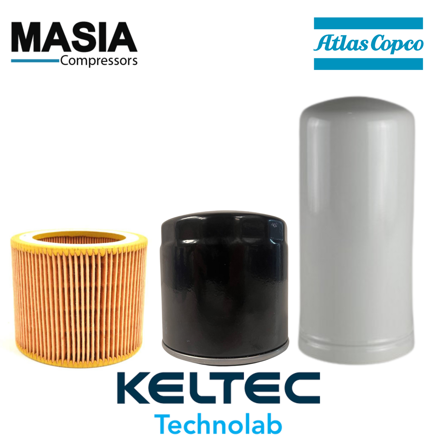 Kit de filtros Atlas Copco GA-5 a GA-11: 1613-9001, 1513-0337-00, 2903-0871-00
