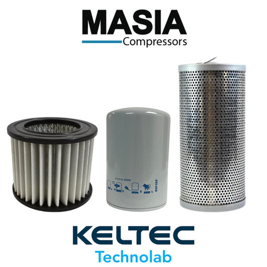 QMB-25 Quincy Compressor Filter Kit (Includes: 128849E362, 129881-001, 128598)