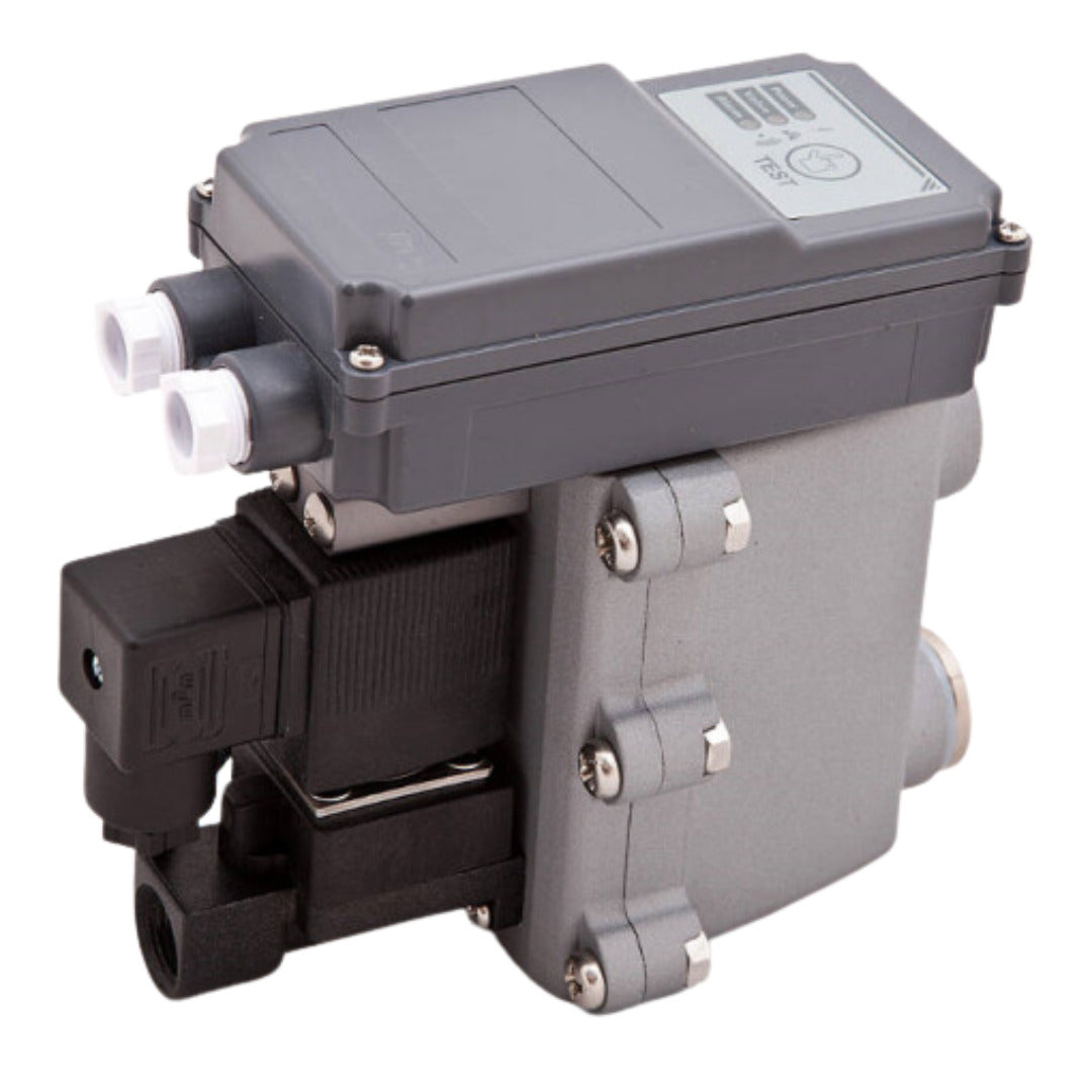 Solenoid Drain Valve Zero Loss 250 CFM - IP65 - 1/2" NPT x 3/8" NPT - 90-260 VAC