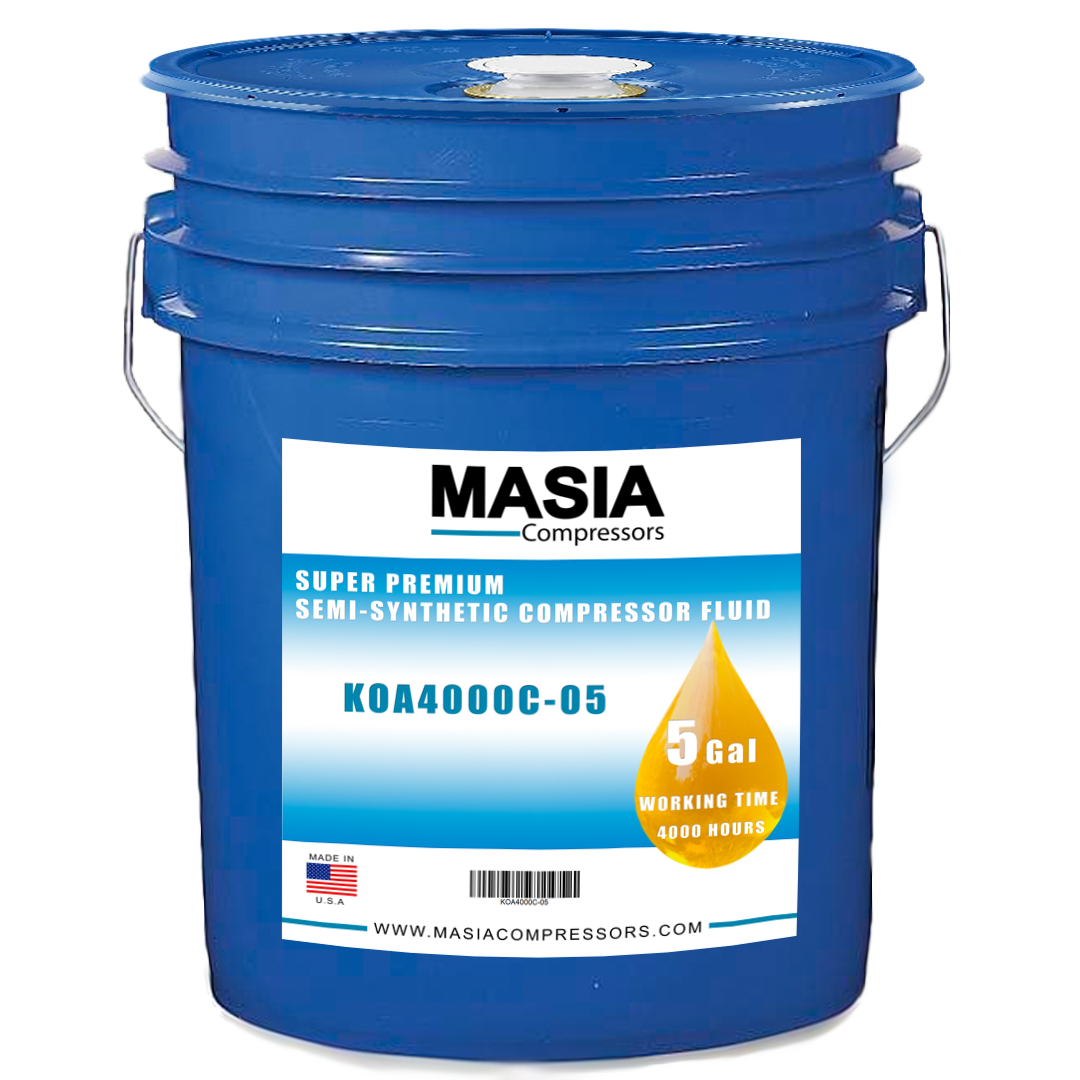 Lubricante semisintético Masia Compressors KOA4000C - ISO 32 - Cubeta de 5 galones