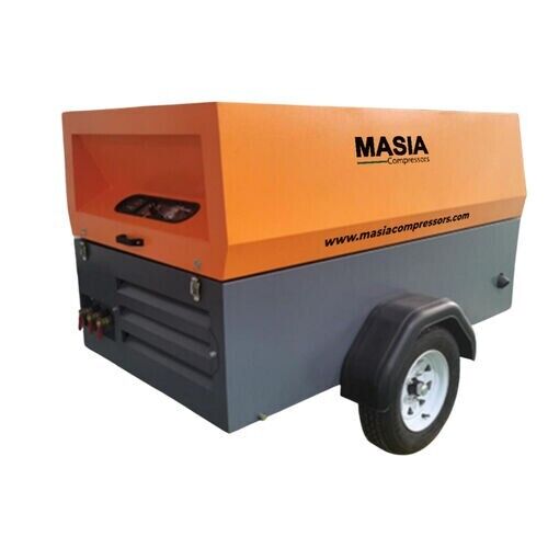 Compressor de ar de parafuso diesel portátil Masia 50 HP 180 CFM 10 anos de garantia