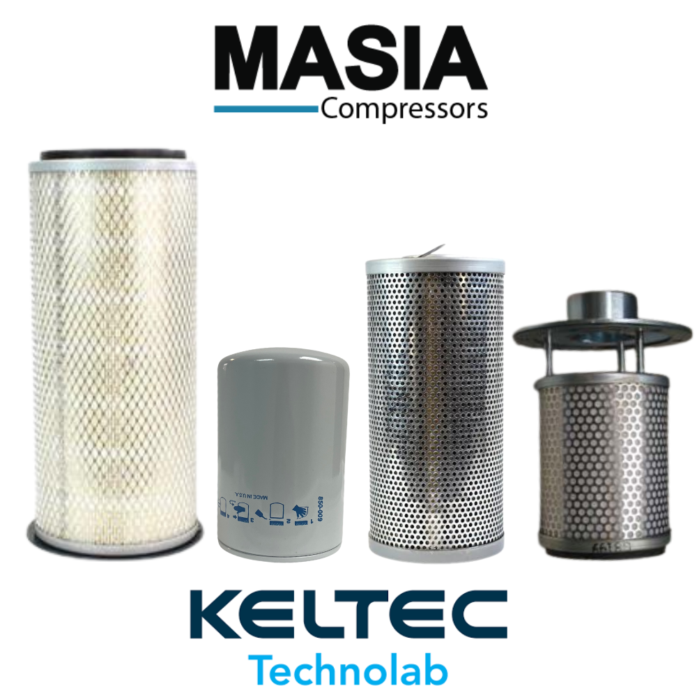 Kit de filtros para compresor Quincy QSB-50 (23458-1, 127138-002, 129893, 128381-050)
