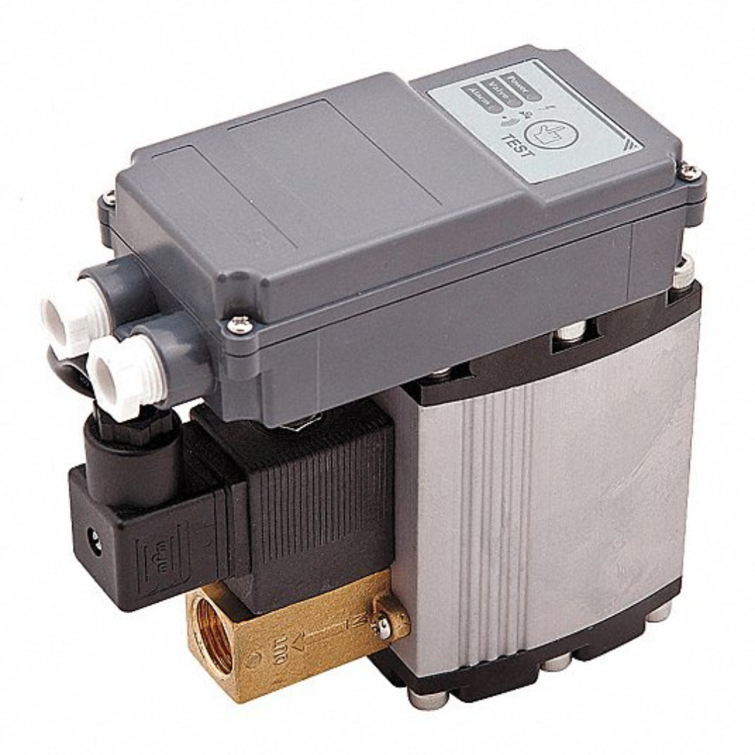 Solenoid Drain Valve Zero Loss 175 CFM - IP65 - 1/2" NPT - 90-260 VAC