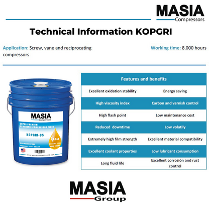 Lubricante refrigerante Summit Supra fabricado en EE. UU. Base no polimérica ISO 46 sintético 4 galones