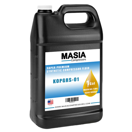 KOPGRS-01 Masia Compressors Lubricant Made in USA Synthetic Oil 1 Gallon Jug