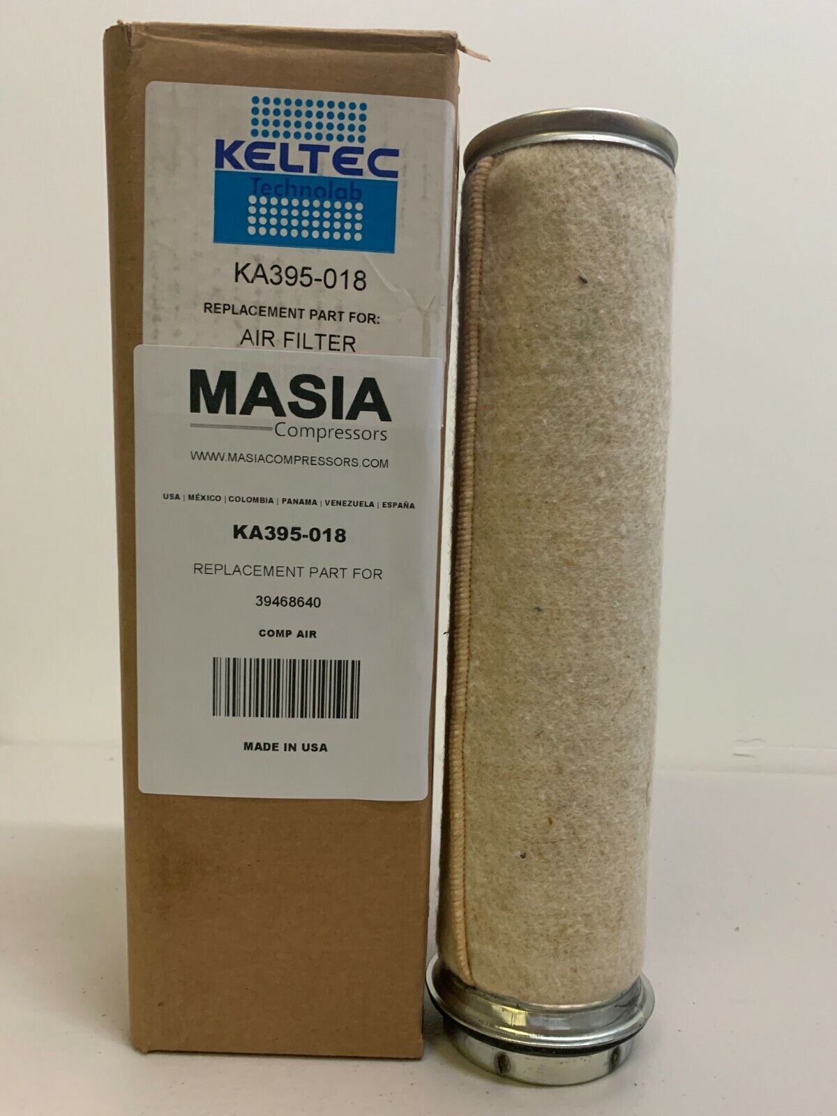 39468640 Air Filter Compatible with Compair
