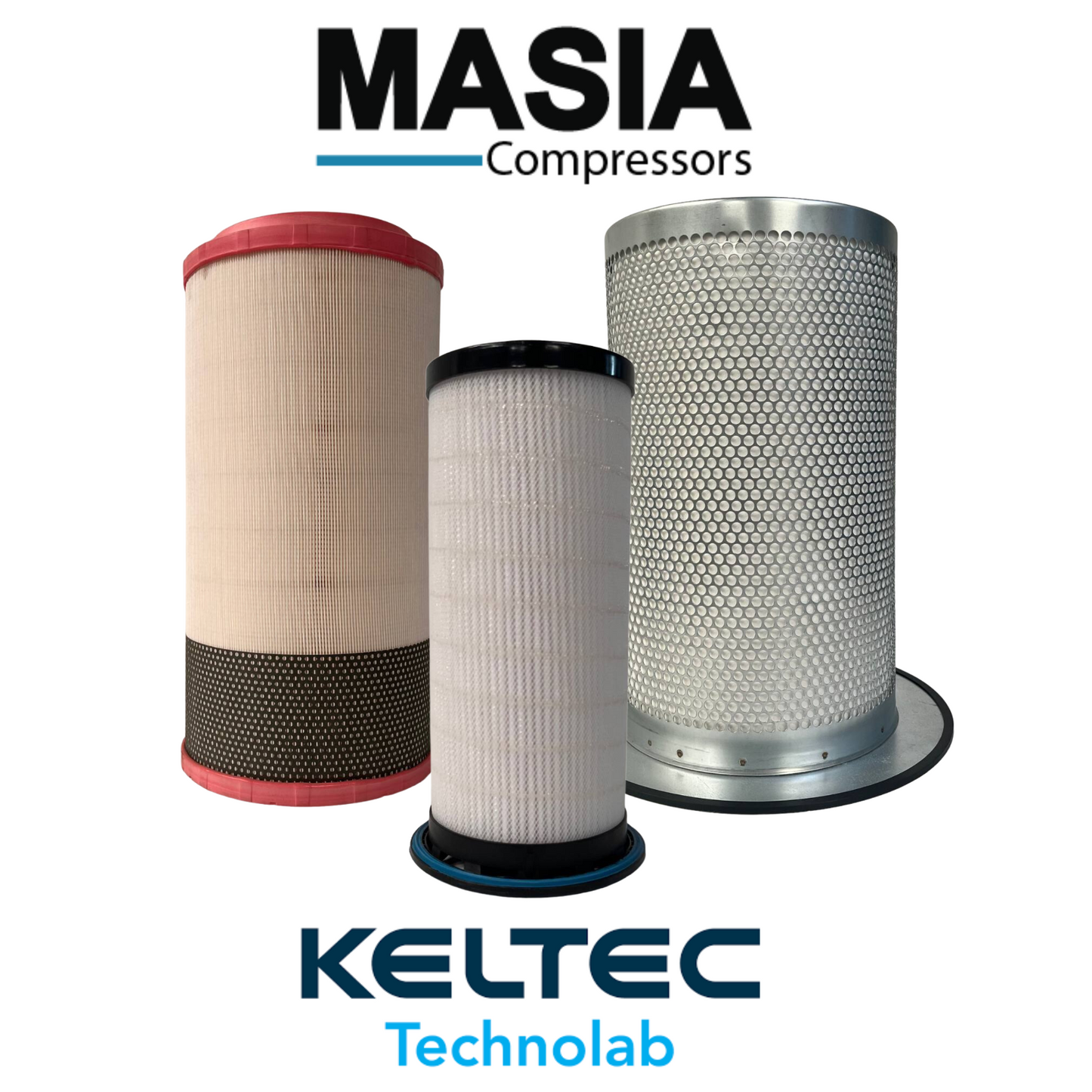 Filter Kit for Screw Compressors R90i thru R110i: 23429822, 23424922, 23545841